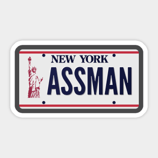 Assman Seinfeld New York Sticker